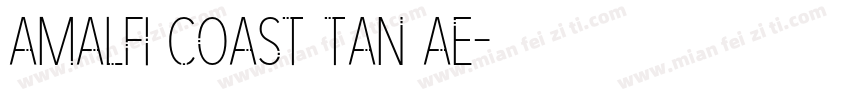 Amalfi Coast Tan Ae字体转换